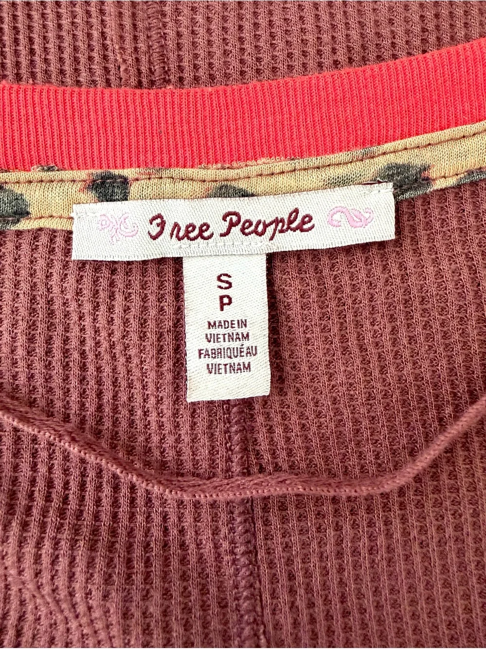 Free People Bright Side Thermal Top Size S - Picture 4 of 6